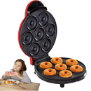 Elektrischer Donut-Maker - 7 Stück gleichzeitig, mit Antihaftplatten und Temperaturkontrolle