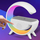 Multifunktionaler Bluetooth-Lautsprecher 3 in 1, smarte RGB-LED-Lampe, kabelloses Ladegerät, RGB-Beleuchtung