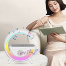 Multifunktionaler Bluetooth-Lautsprecher 3 in 1, smarte RGB-LED-Lampe, kabelloses Ladegerät, RGB-Beleuchtung
