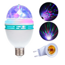 Rotierende LED-Disco-Glühbirne Mehrfarbig 3W - Partylicht-Effekt mit farbigen Projektionen