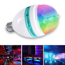 Rotierende LED-Disco-Glühbirne Mehrfarbig 3W - Partylicht-Effekt mit farbigen Projektionen