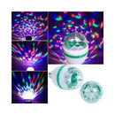 Rotierende LED-Disco-Glühbirne Mehrfarbig 3W - Partylicht-Effekt mit farbigen Projektionen