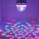 Rotierende LED-Disco-Glühbirne Mehrfarbig 3W - Partylicht-Effekt mit farbigen Projektionen