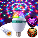 Rotierende LED-Disco-Glühbirne Mehrfarbig 3W - Partylicht-Effekt mit farbigen Projektionen