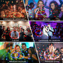 Rotierende LED-Disco-Glühbirne Mehrfarbig 3W - Partylicht-Effekt mit farbigen Projektionen
