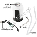 Elektrische Wasserpumpe für Wasserkanister mit USB-Akku, wiederaufladbar - automatische Dosierung 600ml