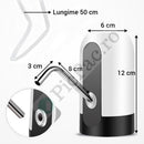 Elektrische Wasserpumpe für Wasserkanister mit USB-Akku, wiederaufladbar - automatische Dosierung 600ml