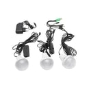 Tragbares Solar-Kit GD-8071 mit 3 LED-Glühbirnen, Handy-Ladefunktion, FM-Radio, Bluetooth und MP3