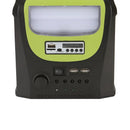 Tragbares Solar-Kit GD-8071 mit 3 LED-Glühbirnen, Handy-Ladefunktion, FM-Radio, Bluetooth und MP3