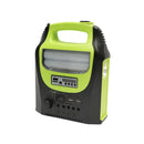 Tragbares Solar-Kit GD-8071 mit 3 LED-Glühbirnen, Handy-Ladefunktion, FM-Radio, Bluetooth und MP3