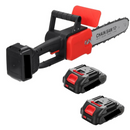Professionelle Elektro-Kettensäge 1200W mit 2 Akkus 24V - 12-Zoll-Kette, 4200 U/min