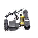 Multifunktionale Taschenlampe Swat | 18000 Lumen, SOS-Funktion, verstellbarer Zoom, wiederaufladbarer Akku
