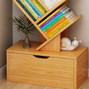 Modernes Bücherregal zur Aufbewahrung von Büchern, Organizer aus Holz, Künstlerisches Design in Baumform