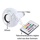 Smarte LED-Glühbirne mit Bluetooth-Lautsprecher und Fernbedienung - Licht und Musik 2in1