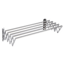 Ausziehbarer Wäschetrockner zur Wandmontage im Ziehharmonika-Stil aus Aluminium - platzsparender, einklappbarer Wäscheständer