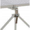 Mobiles klappbares Metall-Aufbewahrungsregal mit Rollen - 3 Ablagen 71x39x89cm - Raumorganisation