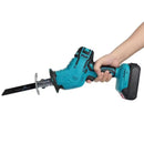 Akku-Säbelsäge 48V - Profi-Set mit 2 Akkus, Sägeblätter für Holz und Metall inklusive
