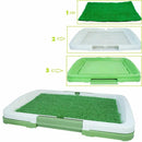 Hundetoilette mit Kunstrasen in Schalenform für Haustiere, Puppy Potty Pad