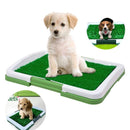 Hundetoilette mit Kunstrasen in Schalenform für Haustiere, Puppy Potty Pad