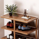 Schuhregal mit 8 Böden Braun 48x24x112cm - Schuh-Organizer für Schlafzimmer und Flur