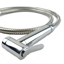 Externer Brauseschlauch mit Handbrause und Ventil für Bidet und Waschbecken - präzise Durchflussregelung