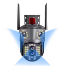 WLAN-Überwachungskamera Ultra HD 12MP - für außen/innen mit 5X Zoom, 360° Drehung, Gegensprechfunktion