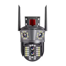 WLAN-Überwachungskamera Ultra HD 12MP - für außen/innen mit 5X Zoom, 360° Drehung, Gegensprechfunktion