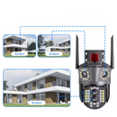 WLAN-Überwachungskamera Ultra HD 12MP - für außen/innen mit 5X Zoom, 360° Drehung, Gegensprechfunktion