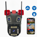 WLAN-Überwachungskamera 12MP Ultra HD - Außen/Innen mit PTZ, 5-fach-Zoom, Nachtsicht und integrierter Sirene