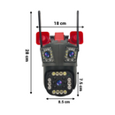 WLAN-Überwachungskamera 12MP Ultra HD - Außen/Innen mit PTZ, 5-fach-Zoom, Nachtsicht und integrierter Sirene