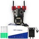 WLAN-Überwachungskamera 12MP Ultra HD - Außen/Innen mit PTZ, 5-fach-Zoom, Nachtsicht und integrierter Sirene
