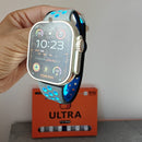 Smartwatch Ultra mit 7 farbigen Armbändern - multifunktionale Smartwatch mit Benachrichtigungen und Aktivitätstracking