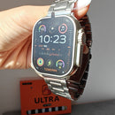 Smartwatch Ultra mit 7 farbigen Armbändern - multifunktionale Smartwatch mit Benachrichtigungen und Aktivitätstracking