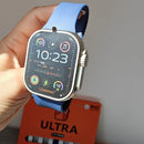 Smartwatch Ultra mit 7 farbigen Armbändern - multifunktionale Smartwatch mit Benachrichtigungen und Aktivitätstracking