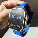 Smartwatch Ultra mit 7 farbigen Armbändern - multifunktionale Smartwatch mit Benachrichtigungen und Aktivitätstracking