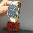 Smartwatch Ultra mit 7 farbigen Armbändern - multifunktionale Smartwatch mit Benachrichtigungen und Aktivitätstracking