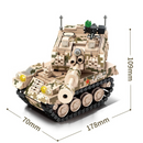 Bauset Militärpanzer - 476 Teile - Lernspiel STEM für Kinder ab 8 Jahren