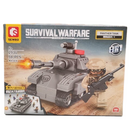 Bauset 8 in 1 Militärpanzer mit Figuren - Lernspielzeug aus Bausteinen