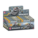 Bauset 8 in 1 Militärpanzer mit Figuren - Lernspielzeug aus Bausteinen