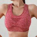 Damen-Sportset 2-teilig - Push-up-Leggings + Bustier mit Polstern, atmungsaktives und schnell trocknendes Material