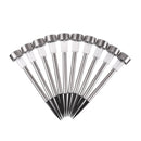 Set 10 LED-Solarleuchten für den Garten - Außenbeleuchtung Warmweiß, Erdspieß-Design