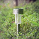 Set 10 LED-Solarleuchten für den Garten - Außenbeleuchtung Warmweiß, Erdspieß-Design