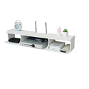 Multifunktionale Wandhalterung für Router und Zubehör - 3 Fächer, 60x20cm
