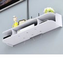 Multifunktionale Wandhalterung für Router und Zubehör - 3 Fächer, 60x20cm
