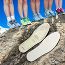 Orthopädische Einlegesohlen mit Memory-Schaum - Stoßdämpfend, atmungsaktiv, Universalgröße 36-46