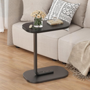 Ovaler Beistelltisch Schwarz für Sofa und Bett - Modernes und elegantes Design