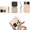 Klapphandy i16Pro Mini - Dual-SIM, HD-Display, Bluetooth, UKW-Radio - Kompaktes und robustes Design