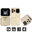 Klapphandy i16Pro Mini - Dual-SIM, HD-Display, Bluetooth, UKW-Radio - Kompaktes und robustes Design