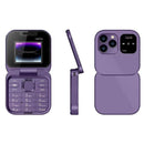 Klapphandy i16Pro Mini - Dual-SIM, HD-Display, Bluetooth, UKW-Radio - Kompaktes und robustes Design