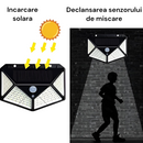 Solarleuchte mit 100 LEDs und Bewegungsmelder - 600 Lumen